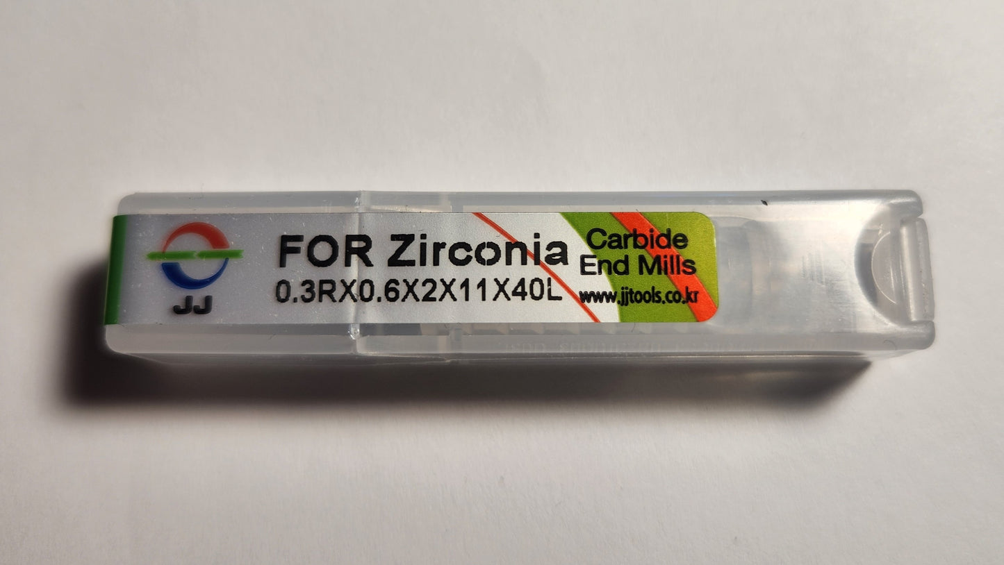 VHF Diamond coated milling bur ( 0.6mm ) for Zirconia