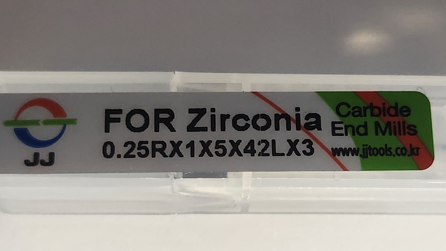 Diamond coated milling bur ( 0.5mm ) for Zirconia for Sirona MCX5 milling machine