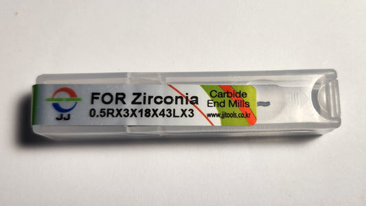 Diamond coated milling bur ( 1.0mm ) for Zirconia for Sirona MCX5 milling machine