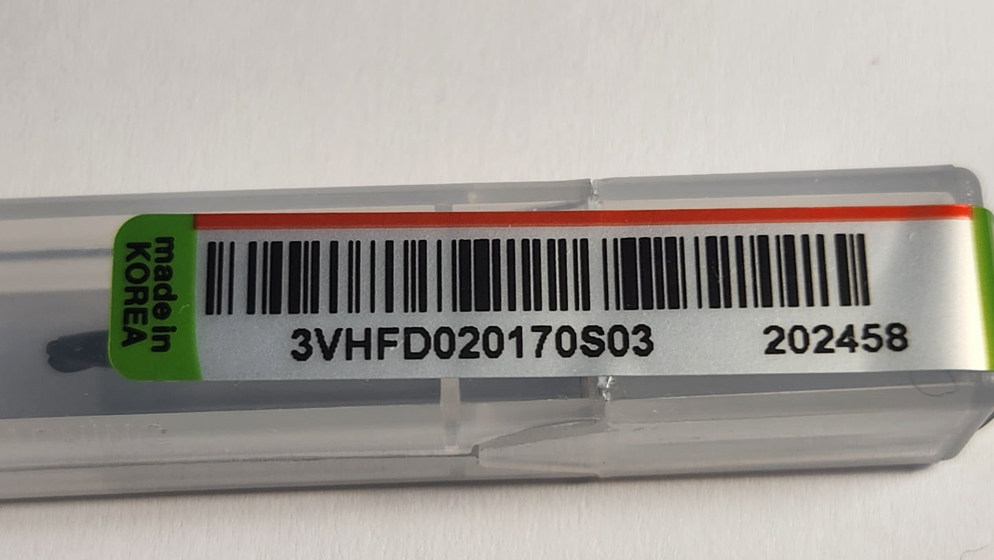 VHF Diamond coated milling bur ( 2mm ) for Zirconia