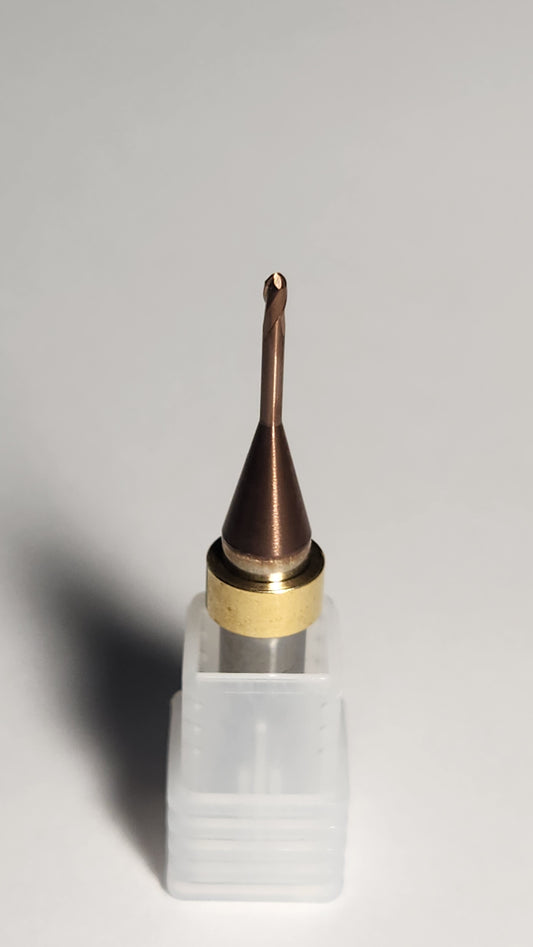 Manix Si coated milling bur (   1.0 mm ) for Titanium and custom abutment