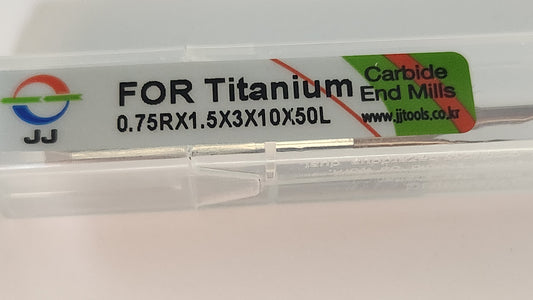 Arum Si coated milling bur (   1.5 mm ) for Titanium and custom abutment