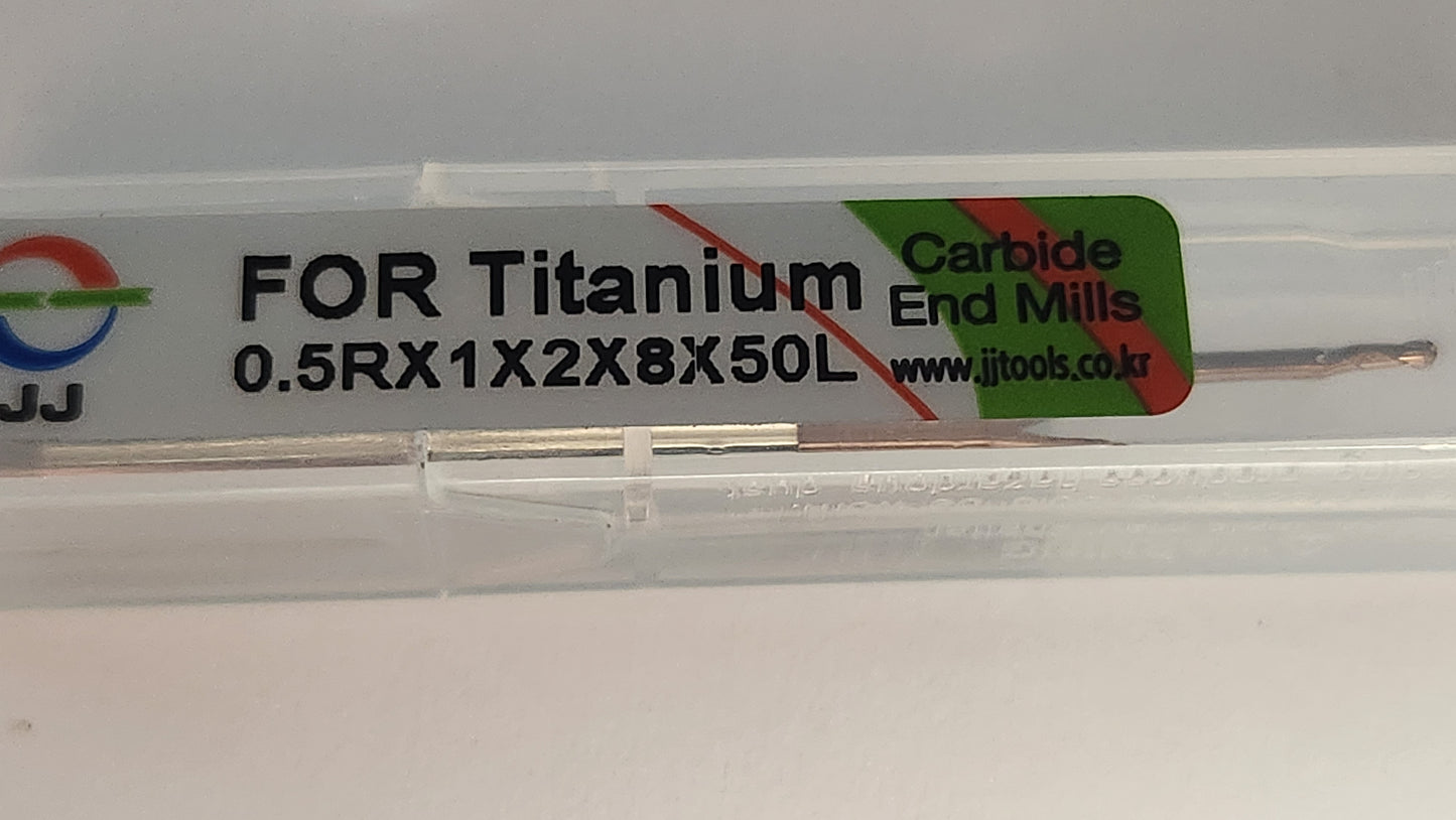 Arum Si coated milling bur (   1.0 mm ) for Titanium and custom abutment