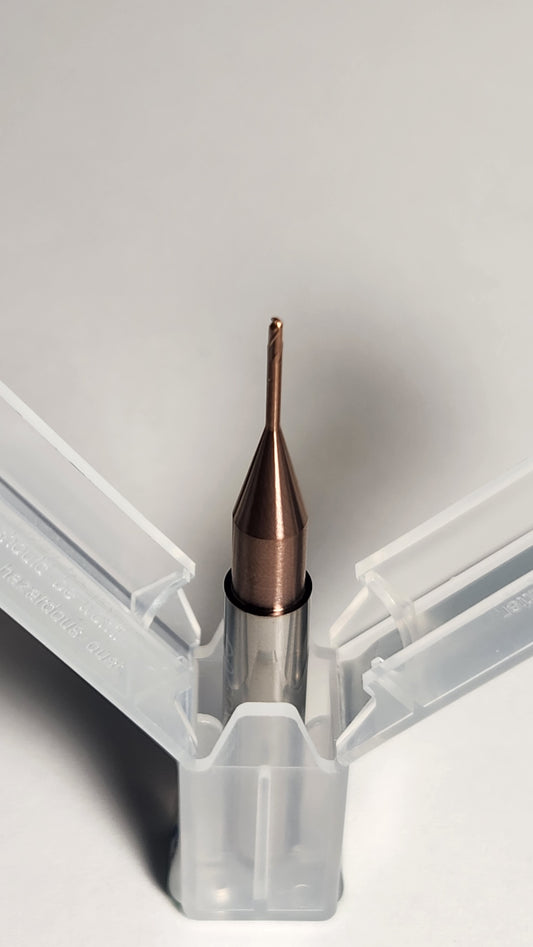 Arum Si coated milling bur (   1.0 mm ) for Titanium and custom abutment